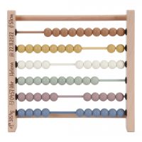 Personalisierter Rechenschieber "Abacus" im Vintage-Stil von Little Dutch, gelasert, alle Daten mit Icon